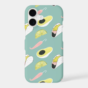 Let's Taco About Love Taco Element Pattern