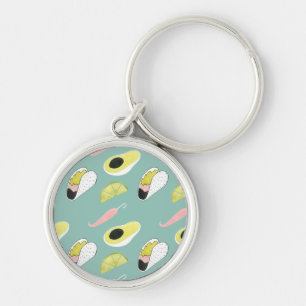 Let's Taco About Love   Taco Element Pattern Keychain