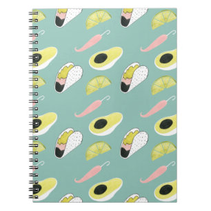 Let's Taco About Love   Taco Element Pattern Notebook