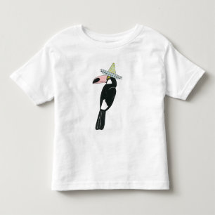 Let's Taco About Love   Toucan Sombrero Toddler T-shirt
