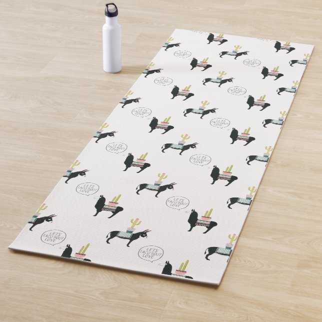 Let's Taco About Love Yoga Mat (In Situ)