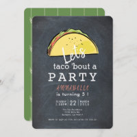 Let's Taco Bout A Party Chalkboard Fiesta Birthday