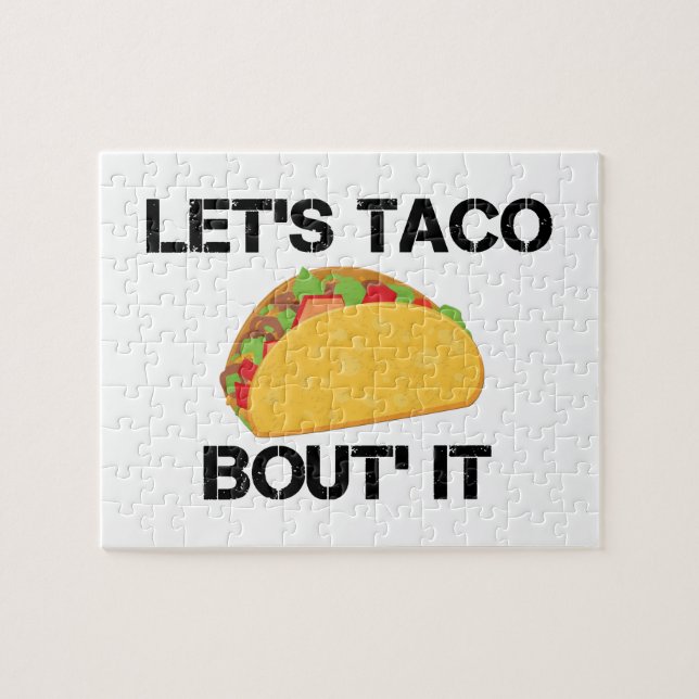 Let's Taco Bout It Jigsaw Puzzle (Horizontal)