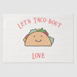 Let's Taco-bout Love Customizable Tissue Paper