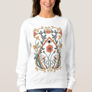 Let's take a trip fungi art deco cottagecore sweatshirt