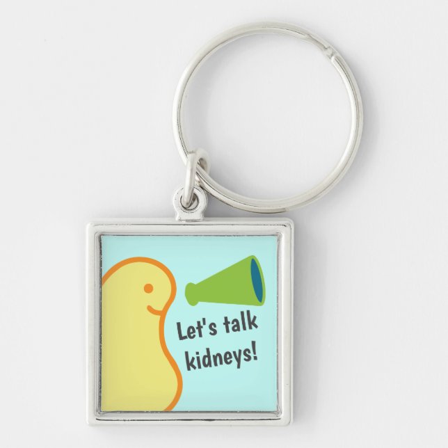 Let's Talk Kidneys Keychain (Front)