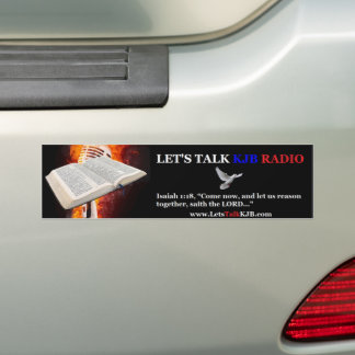 Let's Talk KJB Bumper Sticker