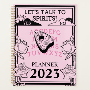 Let's Talk to Spirits Pink Planner