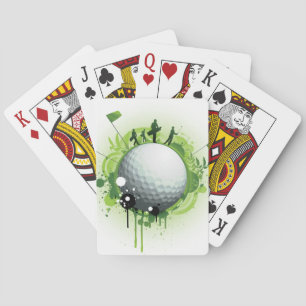 Let's Tee Off For Golf Playing Cards