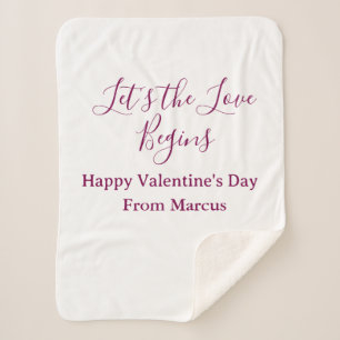 lets the fun begins happy new year name year simpl sherpa blanket
