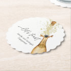 Let's Toast Couples Engagement Party Paper Plate
