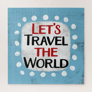 Let's Travel The World Jigsaw Puzzle