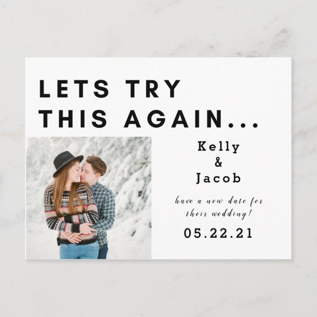 lets try this again change the date postcard (Front)