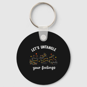Let's Untangle Your Feelings School Counselor Chri Keychain