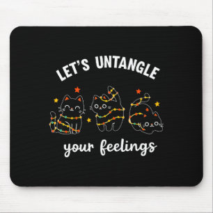 Let's Untangle Your Feelings School Counselor Chri Mouse Pad