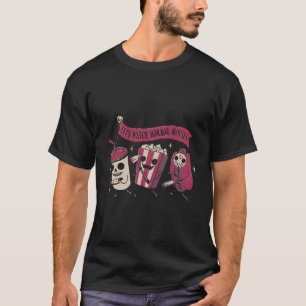 Let'S Watch Horror Movies Funny Halloween Costume  T-Shirt
