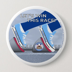 Let's Win This Race! Button