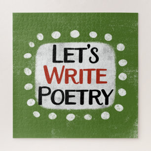 Let's Write Poetry Jigsaw Puzzle