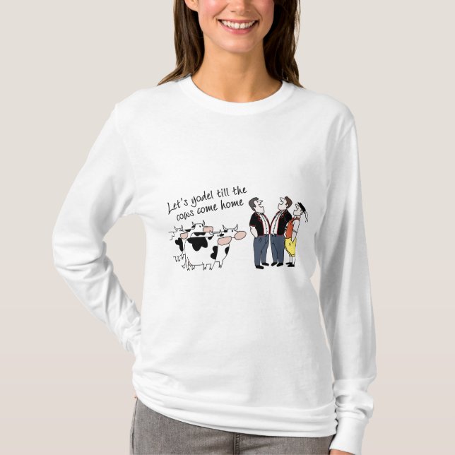 Let's Yodel Ladies Hoody (Front)