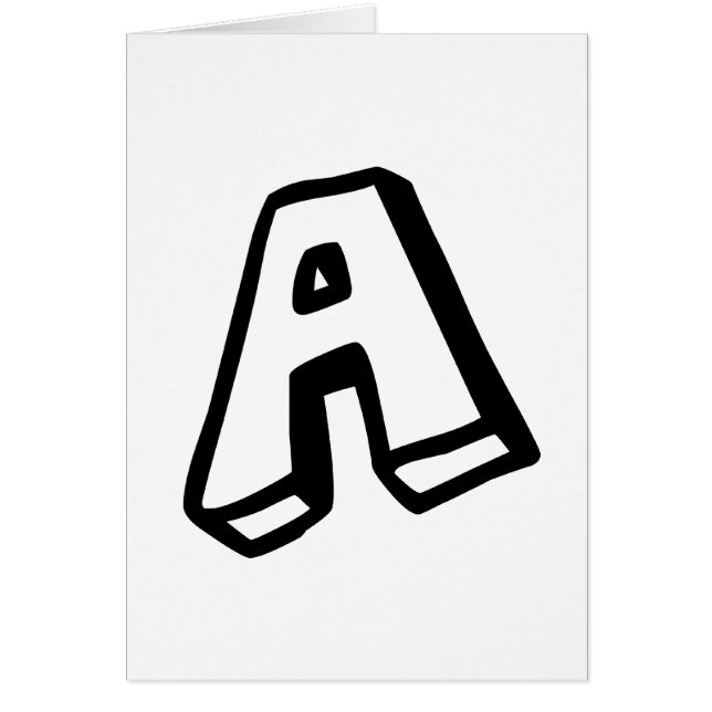 Letter "A" (Front)