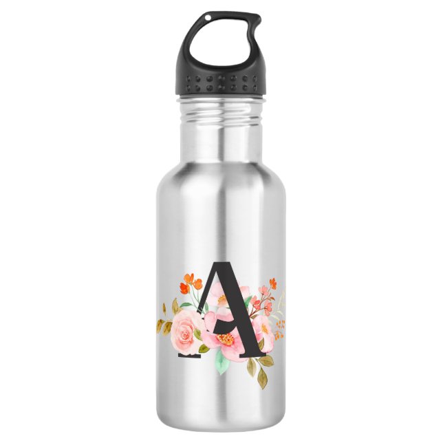 Letter A 532 Ml Water Bottle (Front)