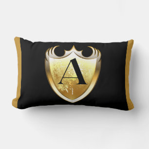 Letter A Capital Alphabet Lumbar Pillow
