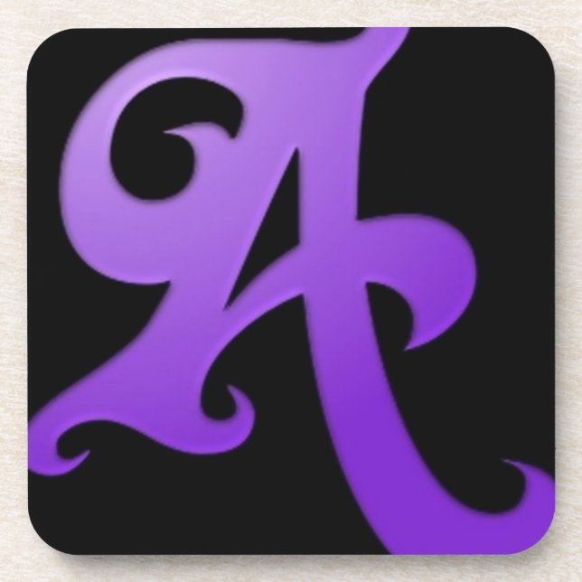 Letter A Coaster (Front)