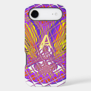 Letter A, Colourful logo text design