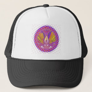 Letter A, Colourful logo text design Trucker Hat