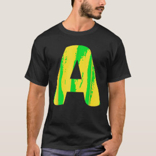 Letter A Funny Chipmunk Group Thanksgiving Christm T-Shirt