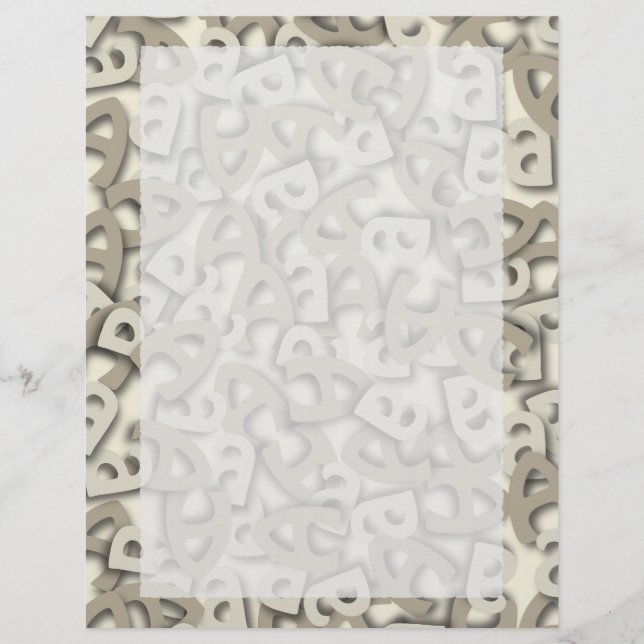Letter A Grey (Front)