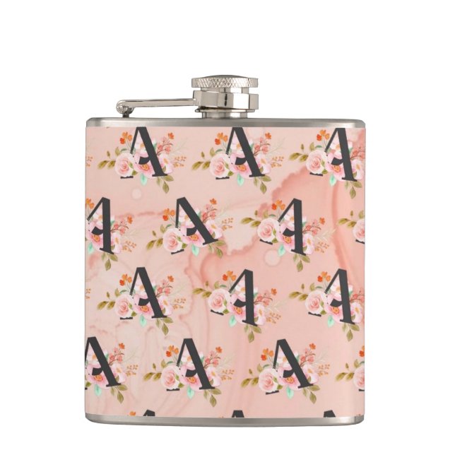 Letter A Hip Flask (Front)