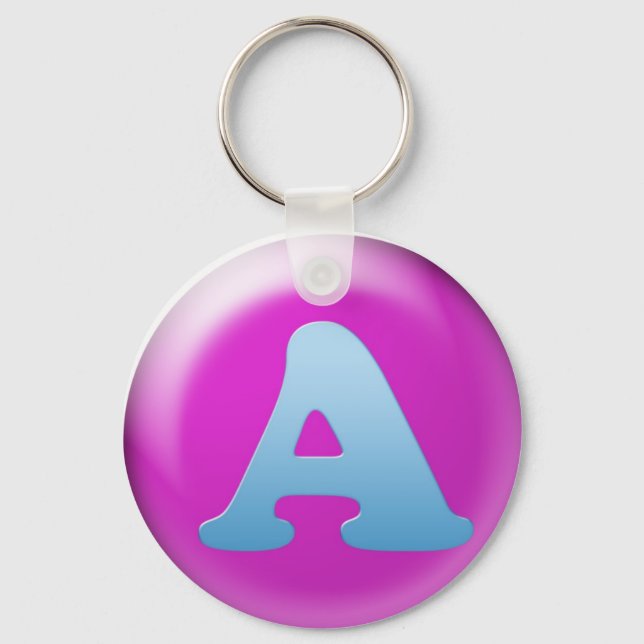 Letter A Keychain (Front)