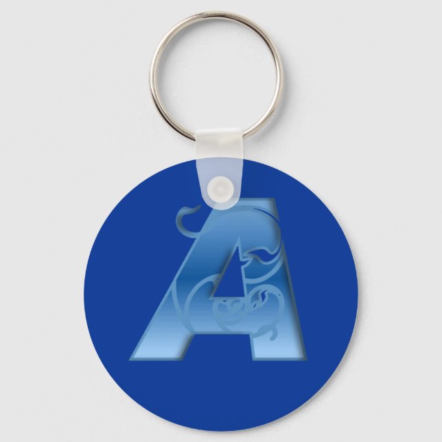 Letter A Keychain (Front)
