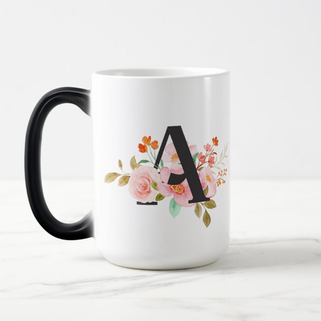 Letter A Magic Mug (Left)