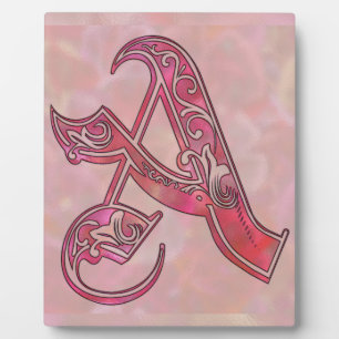 Letter A Plaque