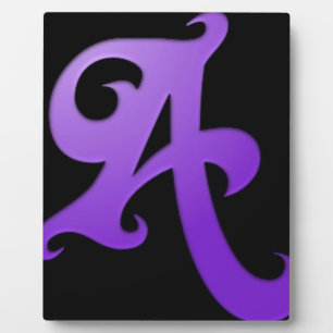 Letter A Plaque