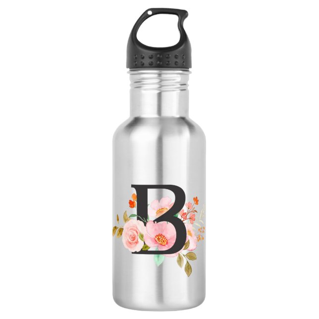 Letter B 532 Ml Water Bottle (Front)