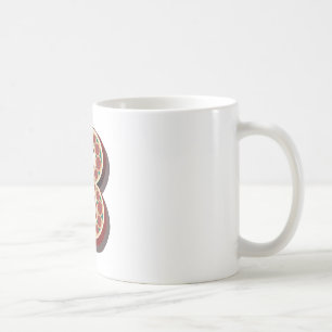 Letter "B" Elegant Embroidered Coffee Mug