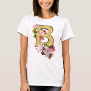 Letter B Initial Birthday Capital T-Shirt