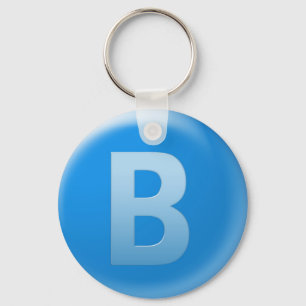 Letter B Keychain