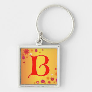Letter B Keychain