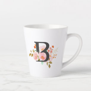 Letter B Latte Mug