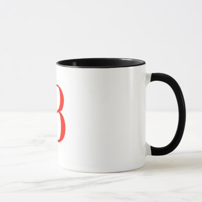 Letter B Mug (Right)