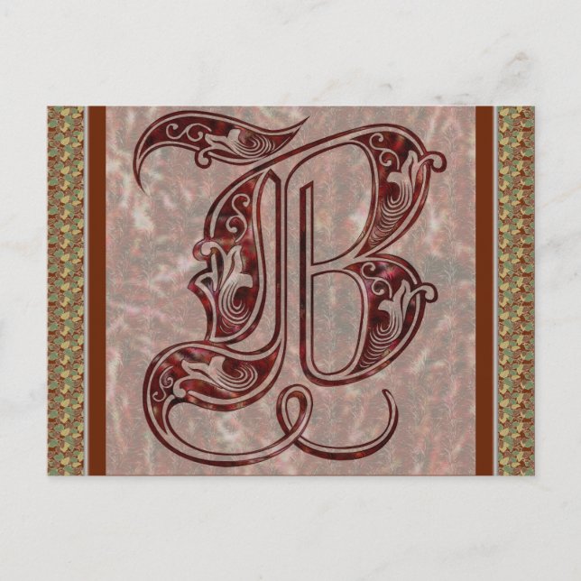 Letter B Postcard (Front)