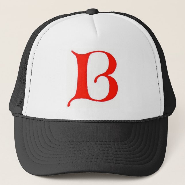 Letter B Trucker Hat (Front)