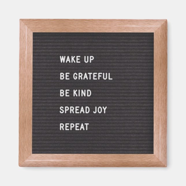 Letter Board  Quote Fridge Magnet (Front)