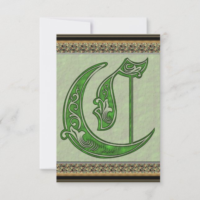 Letter C Invitation (Front)