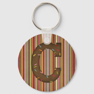 Letter C Keychain
