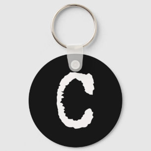 Letter C Keychain